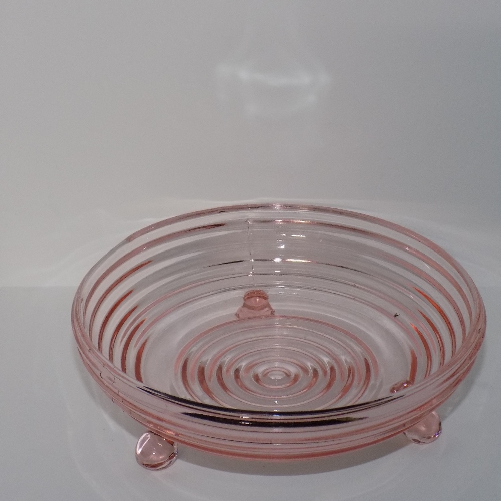 pink depression glass